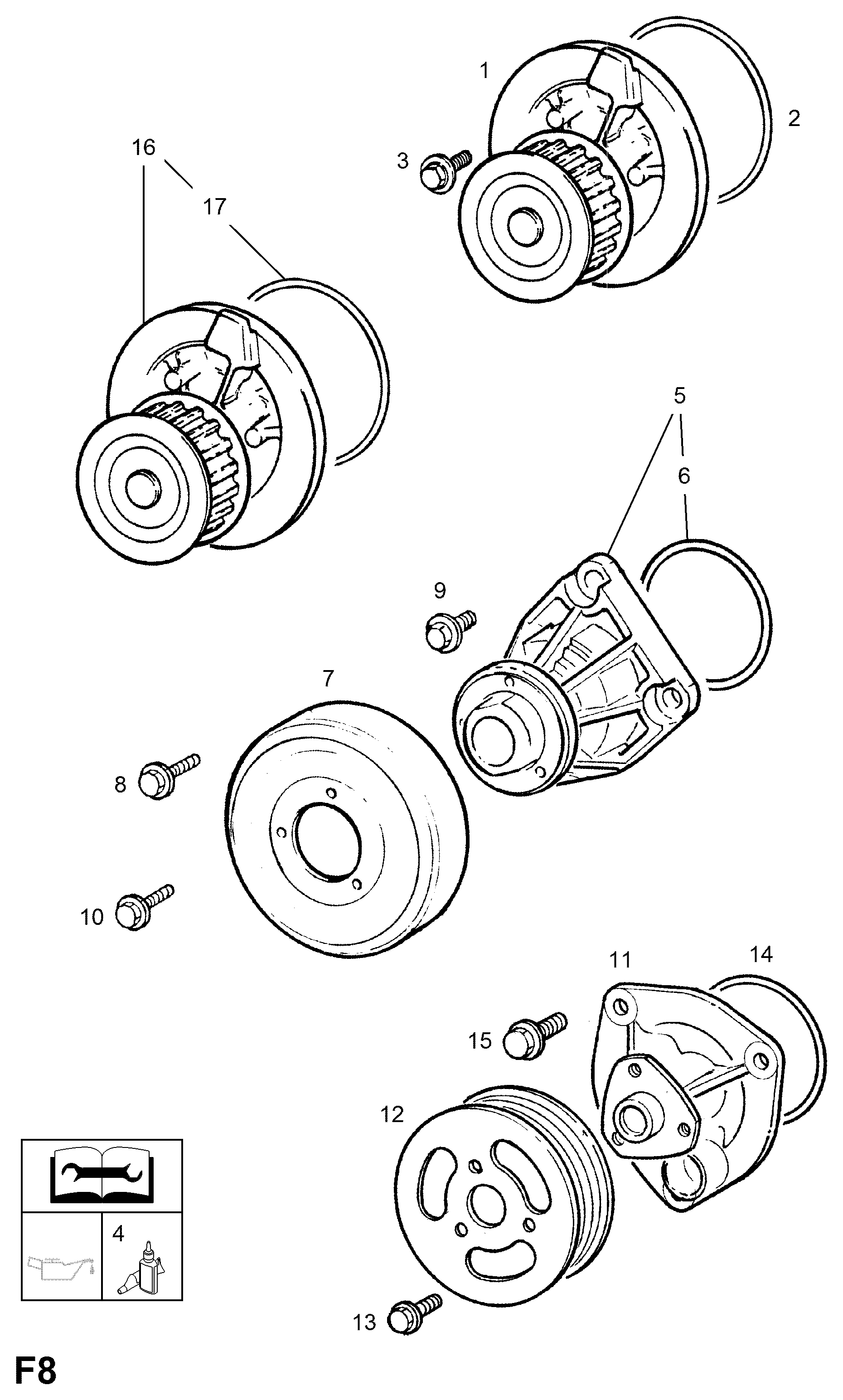 Opel 13 34 170 - Ūdenssūknis autodraugiem.lv