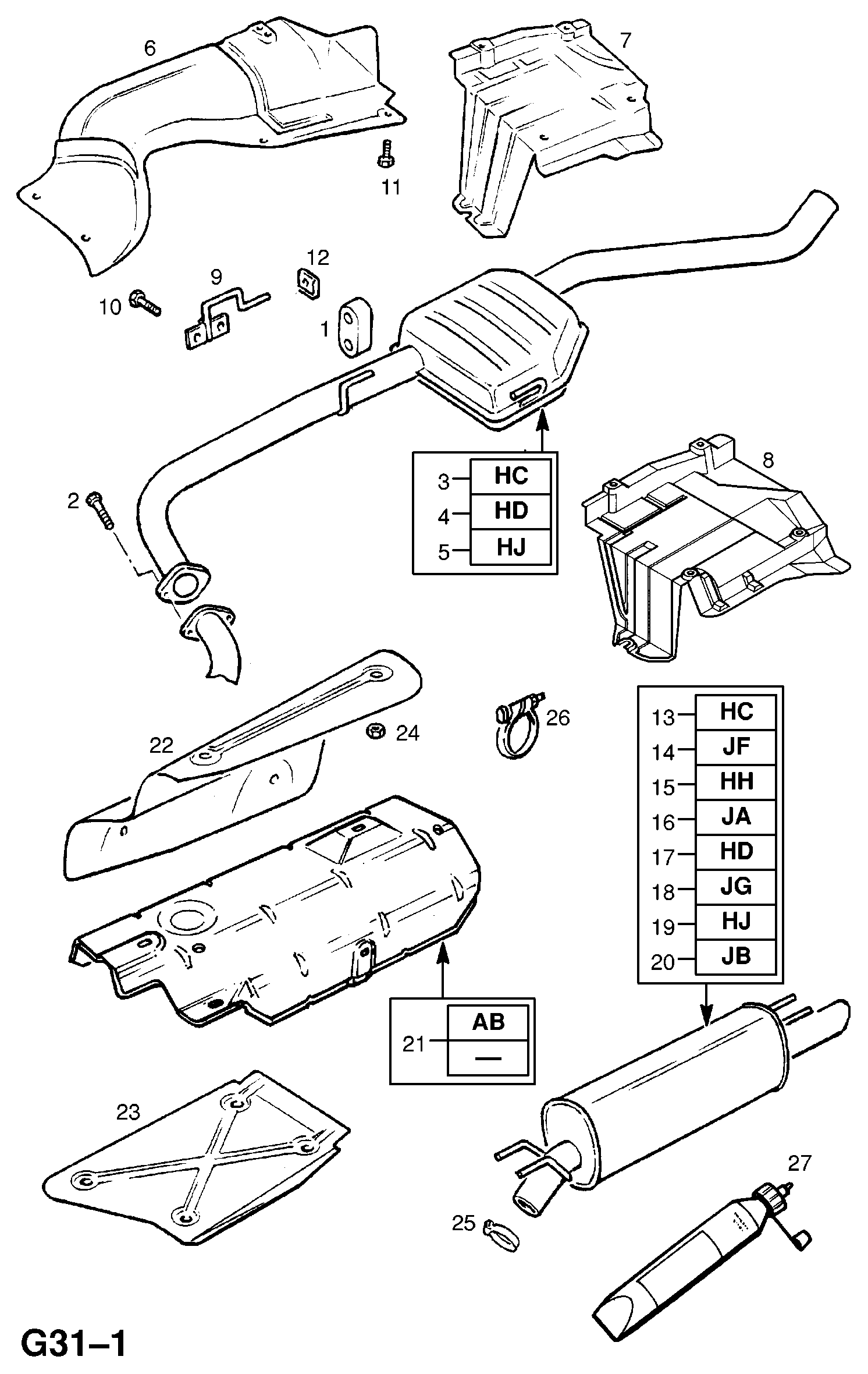 Opel 8.56.041 - Savienojošie elementi, Izplūdes gāzu sistēma autodraugiem.lv