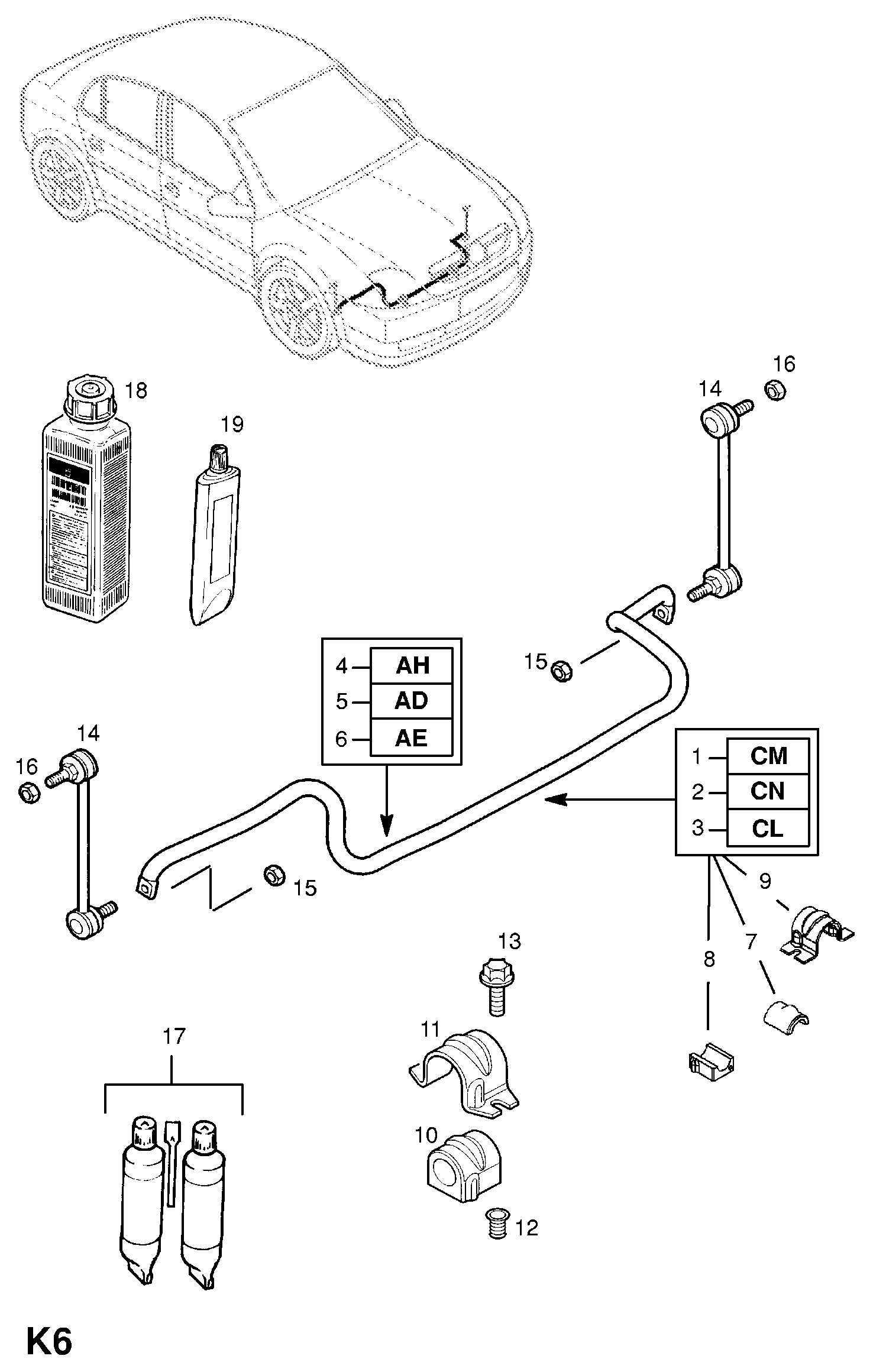 Vauxhall 350615 - Stiepnis / Atsaite, Stabilizators autodraugiem.lv