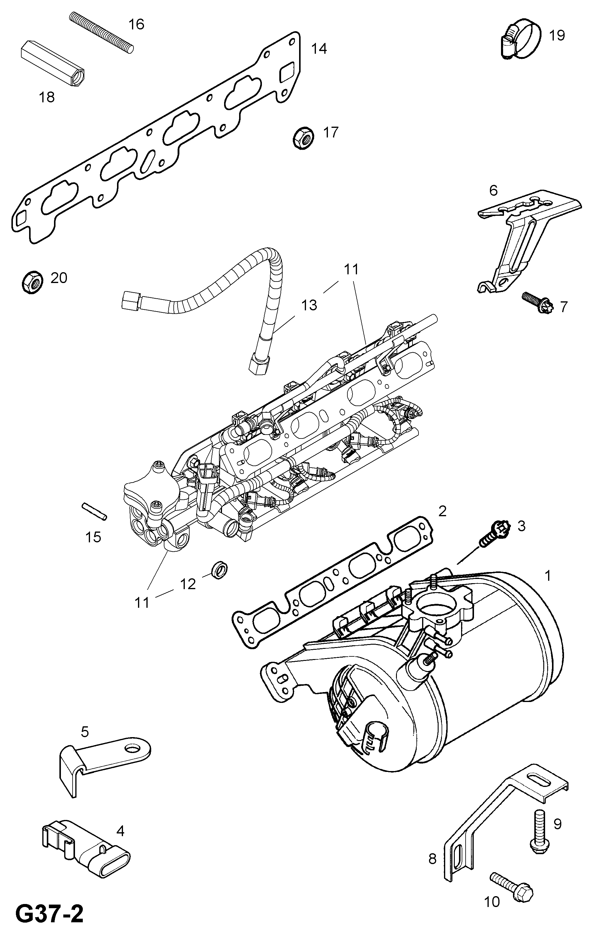 Opel 62 38 120 - Devējs, Pūtes spiediens autodraugiem.lv