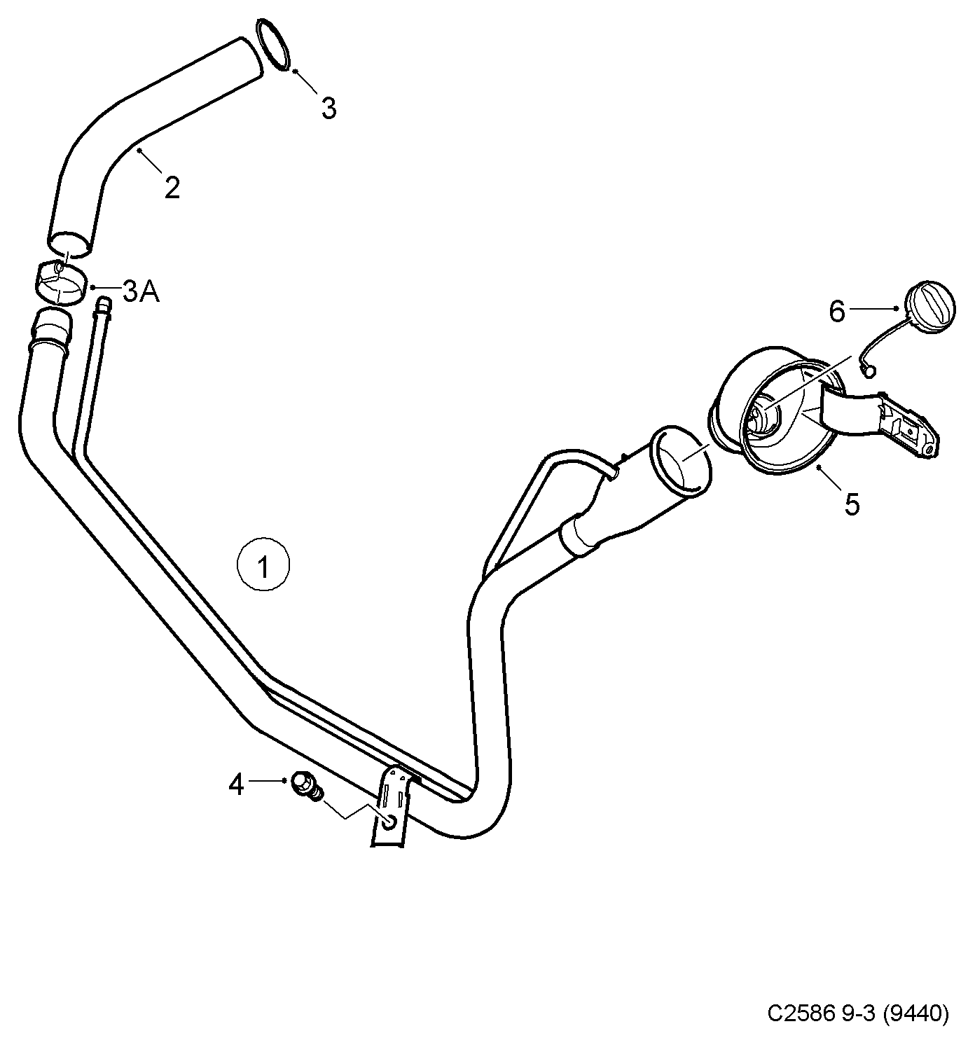 Vauxhall 9158393 - Filler cap autodraugiem.lv