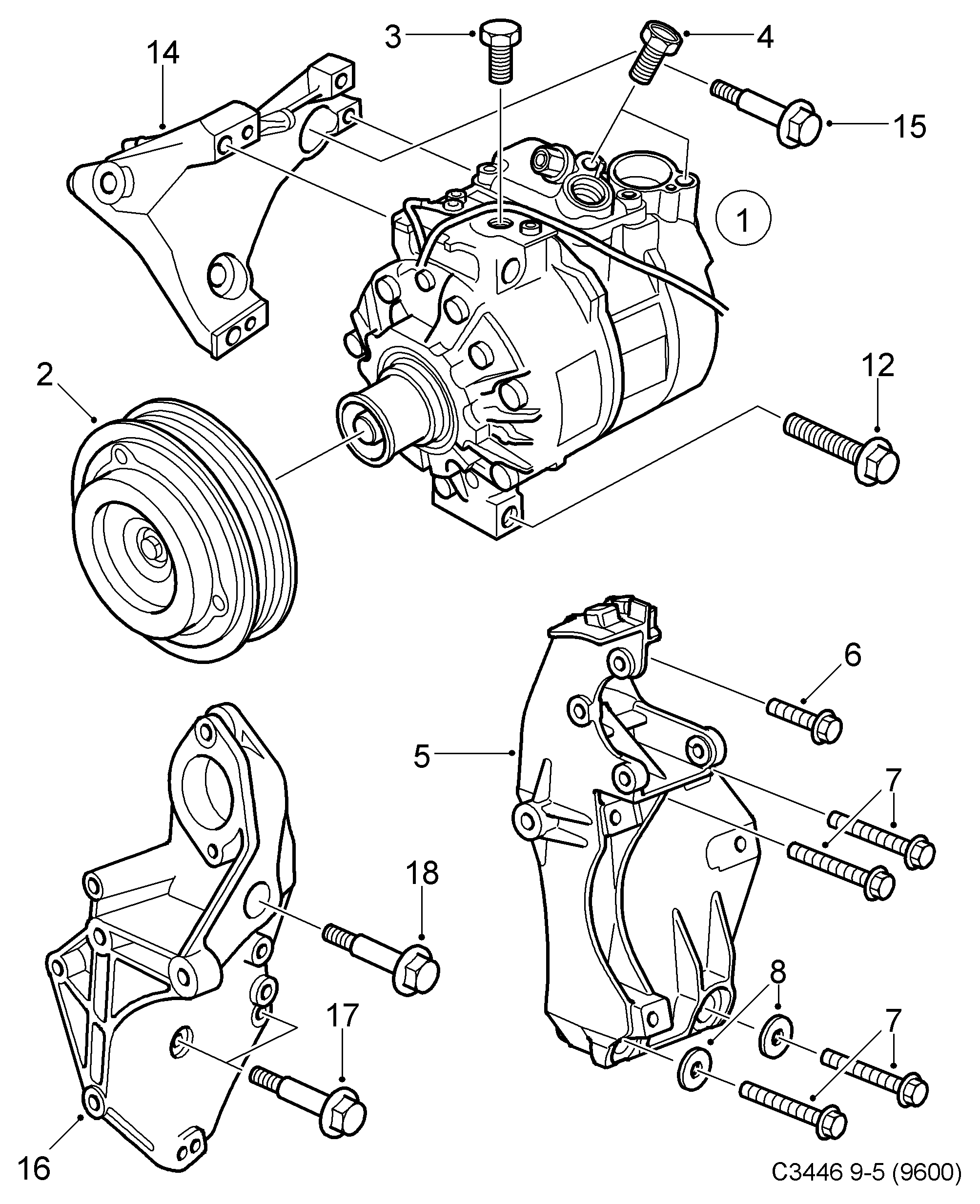 FIAT 12756725 - Kompresors, Gaisa kond. sistēma autodraugiem.lv