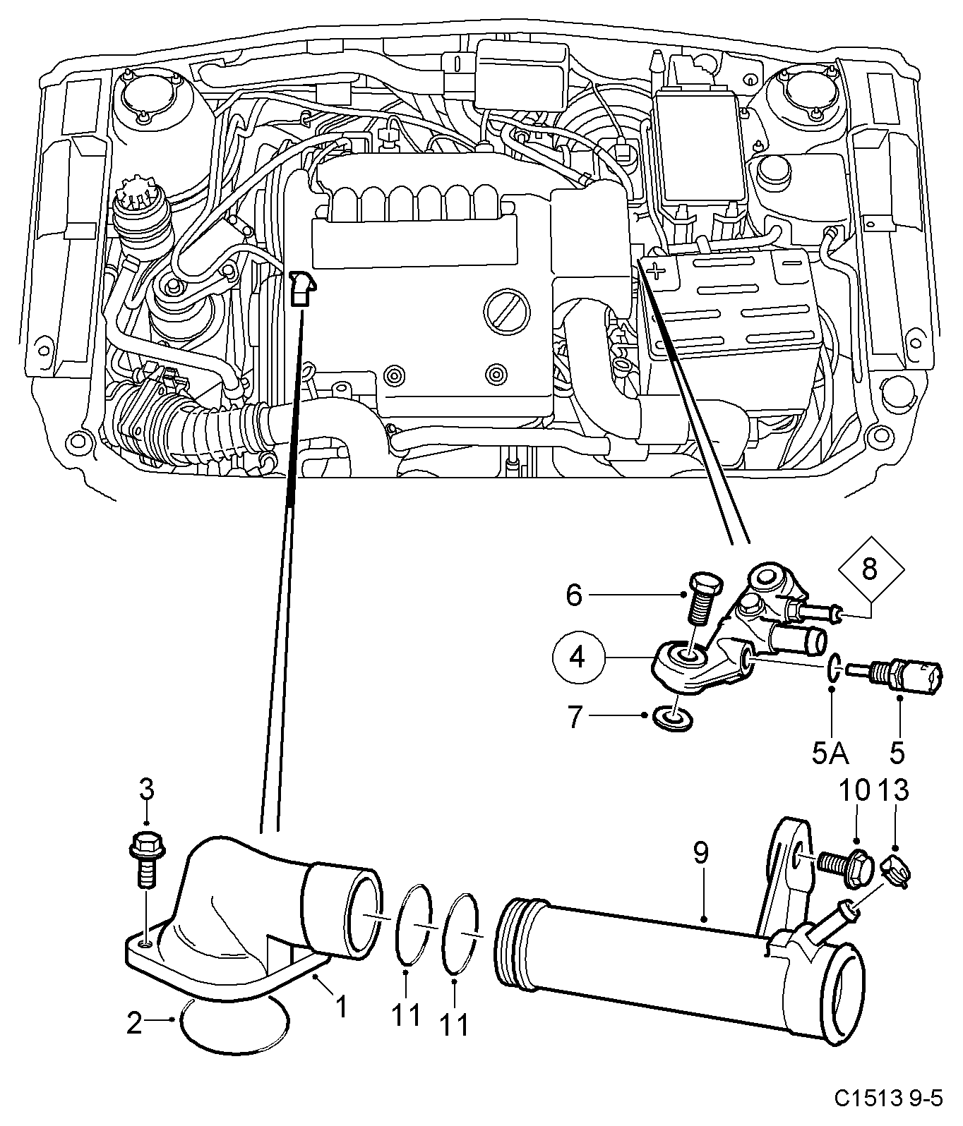 SAAB 11097431 - Termostats, Dzesēšanas šķidrums autodraugiem.lv