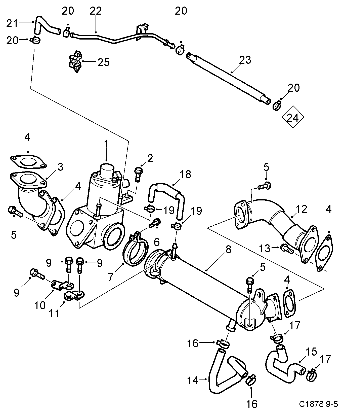 SAAB 59 52 809 - Radiators, Motora dzesēšanas sistēma autodraugiem.lv