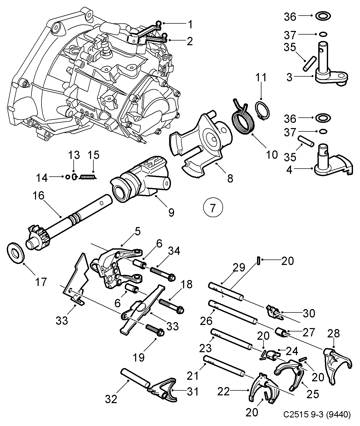 Opel 55 353 237 - Starteris autodraugiem.lv