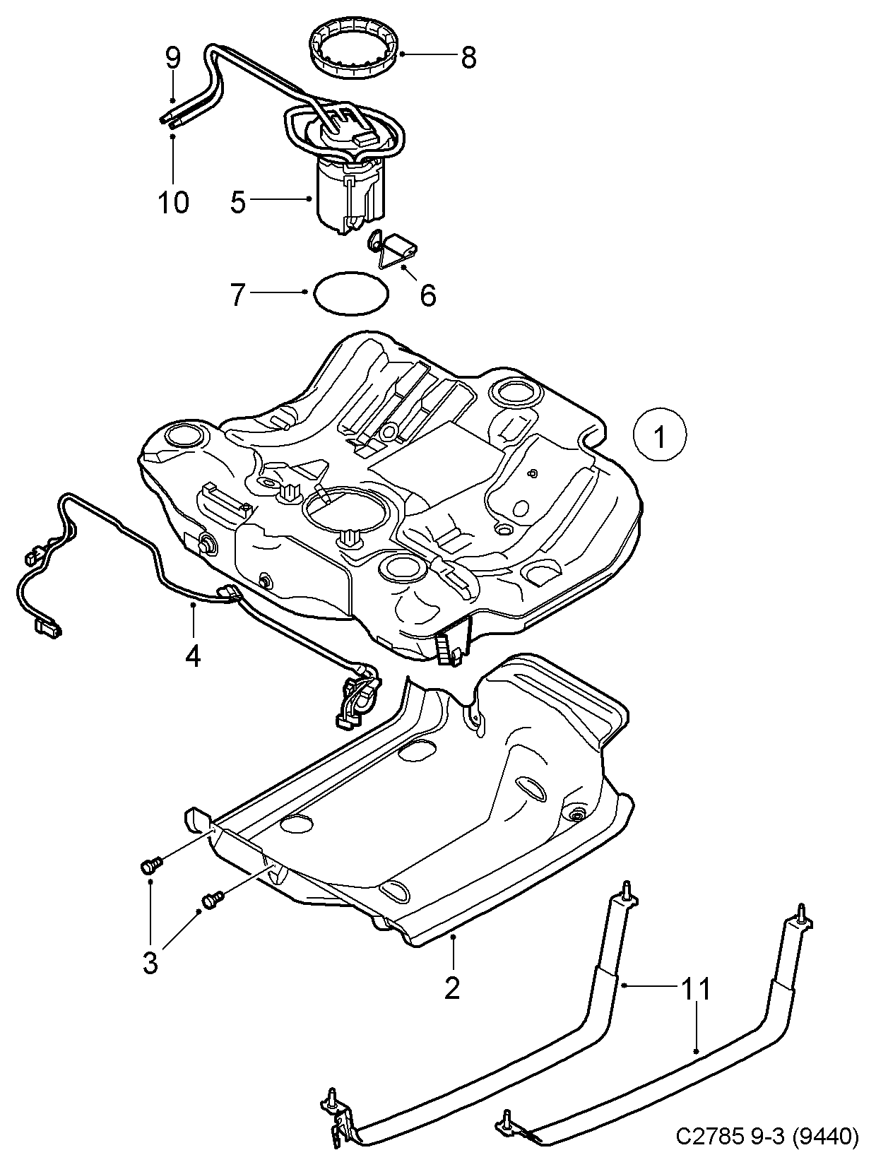 Opel 93184862 - Degvielas sūkņa modulis autodraugiem.lv