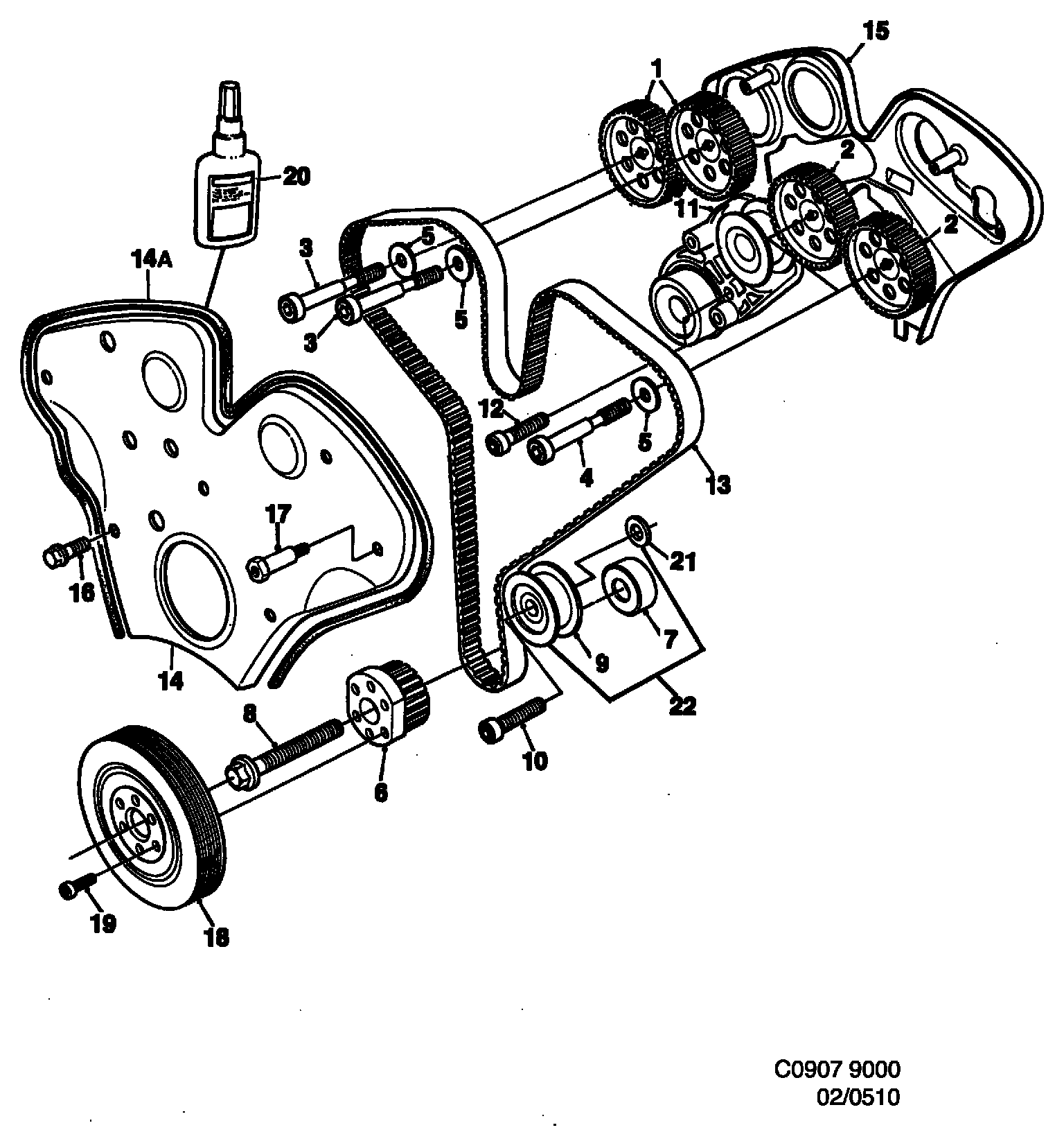 SAAB 47 70 459 - Parazīt / Vadrullītis, Zobsiksna autodraugiem.lv