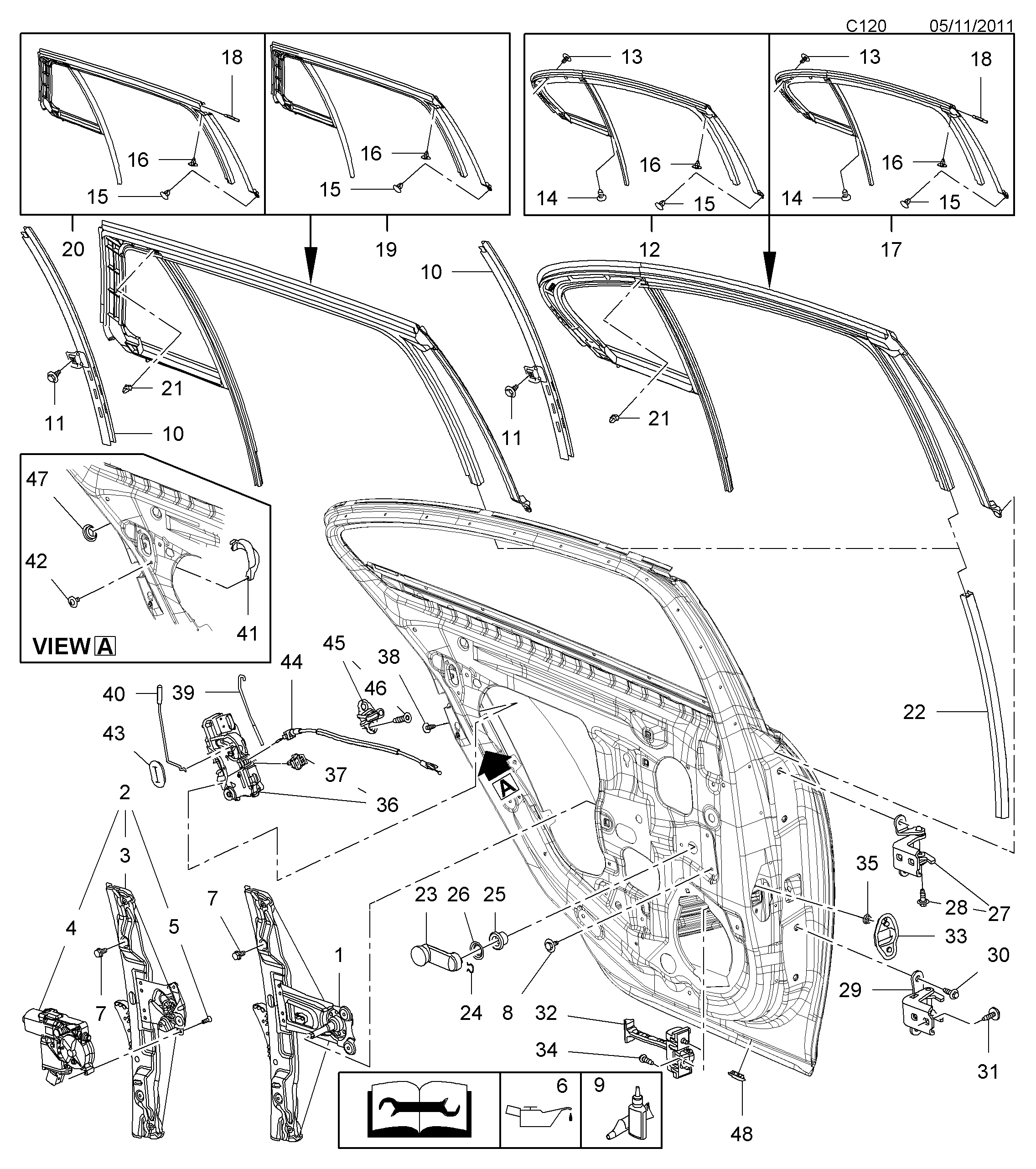 Vauxhall 157905 - Moldings / aizsarguzlika autodraugiem.lv