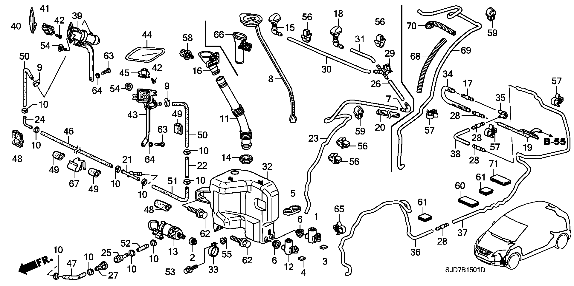 Honda 76892SJDS01 - Starteris autodraugiem.lv