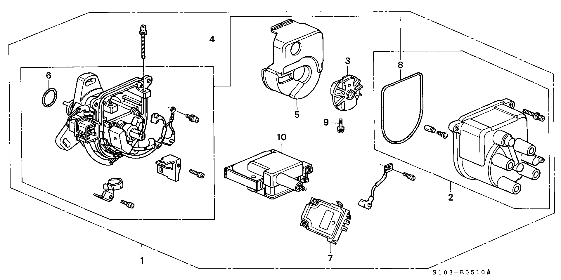 Honda 30510-PT2-006 - Aizdedzes spole autodraugiem.lv