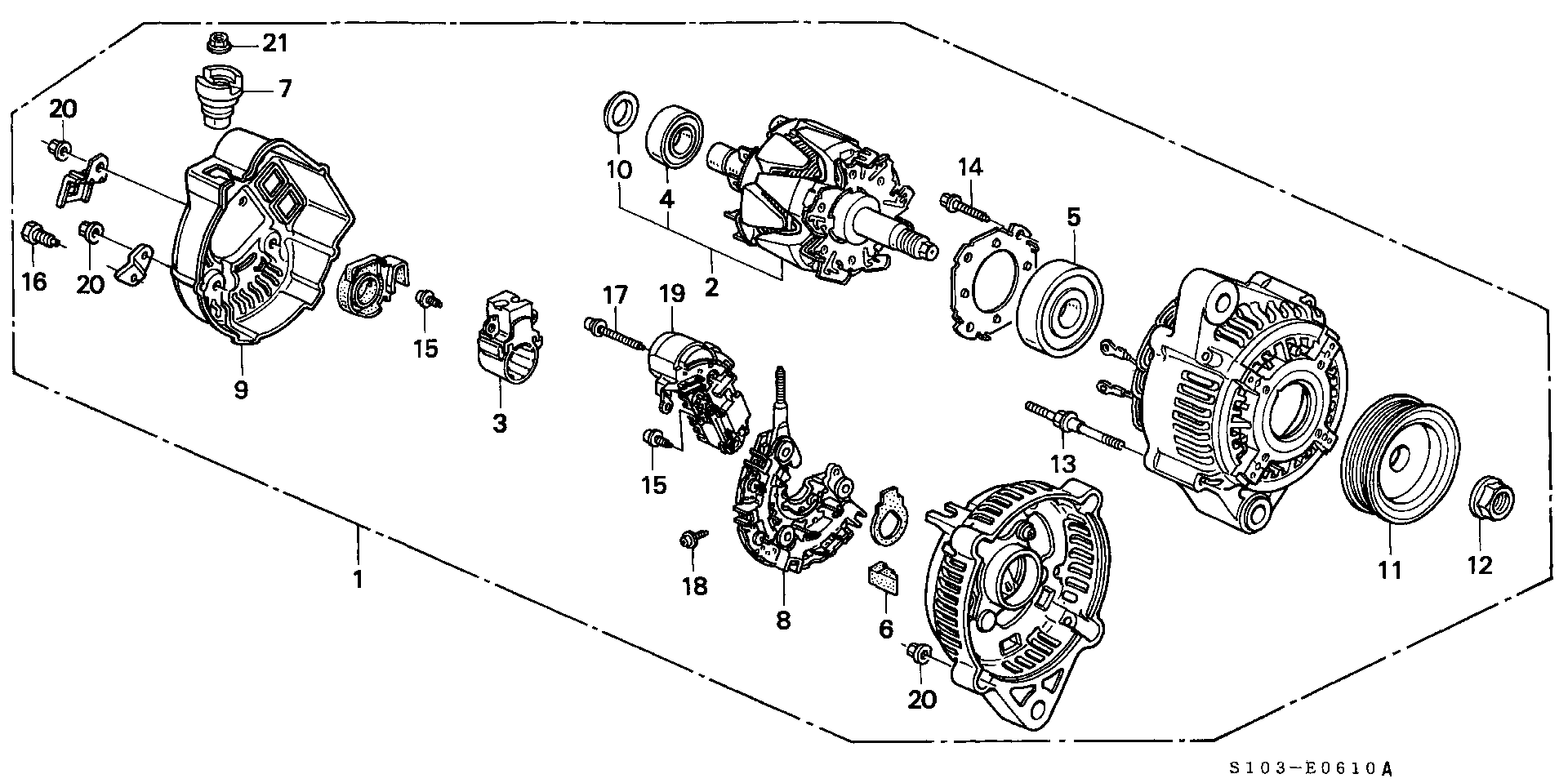 Honda 31100-P3F-J01 - Ģenerators autodraugiem.lv