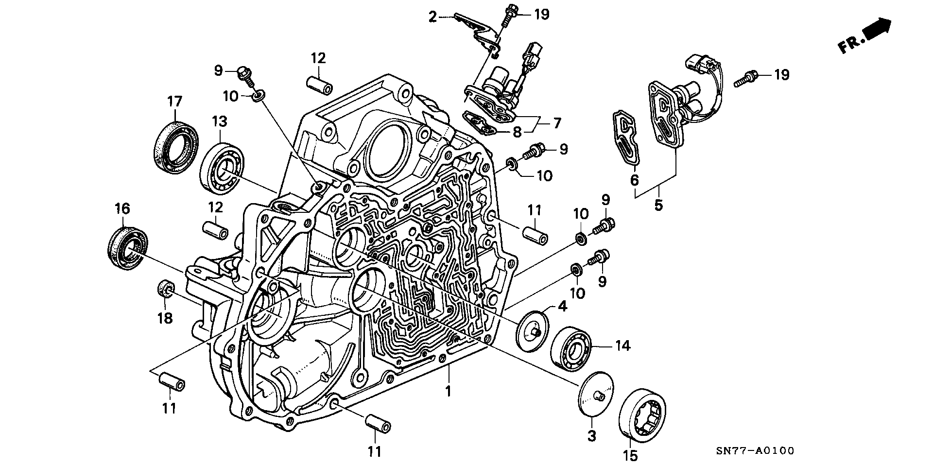 Honda 91205P0X005 - Vārpstas blīvgredzens, Diferenciālis autodraugiem.lv