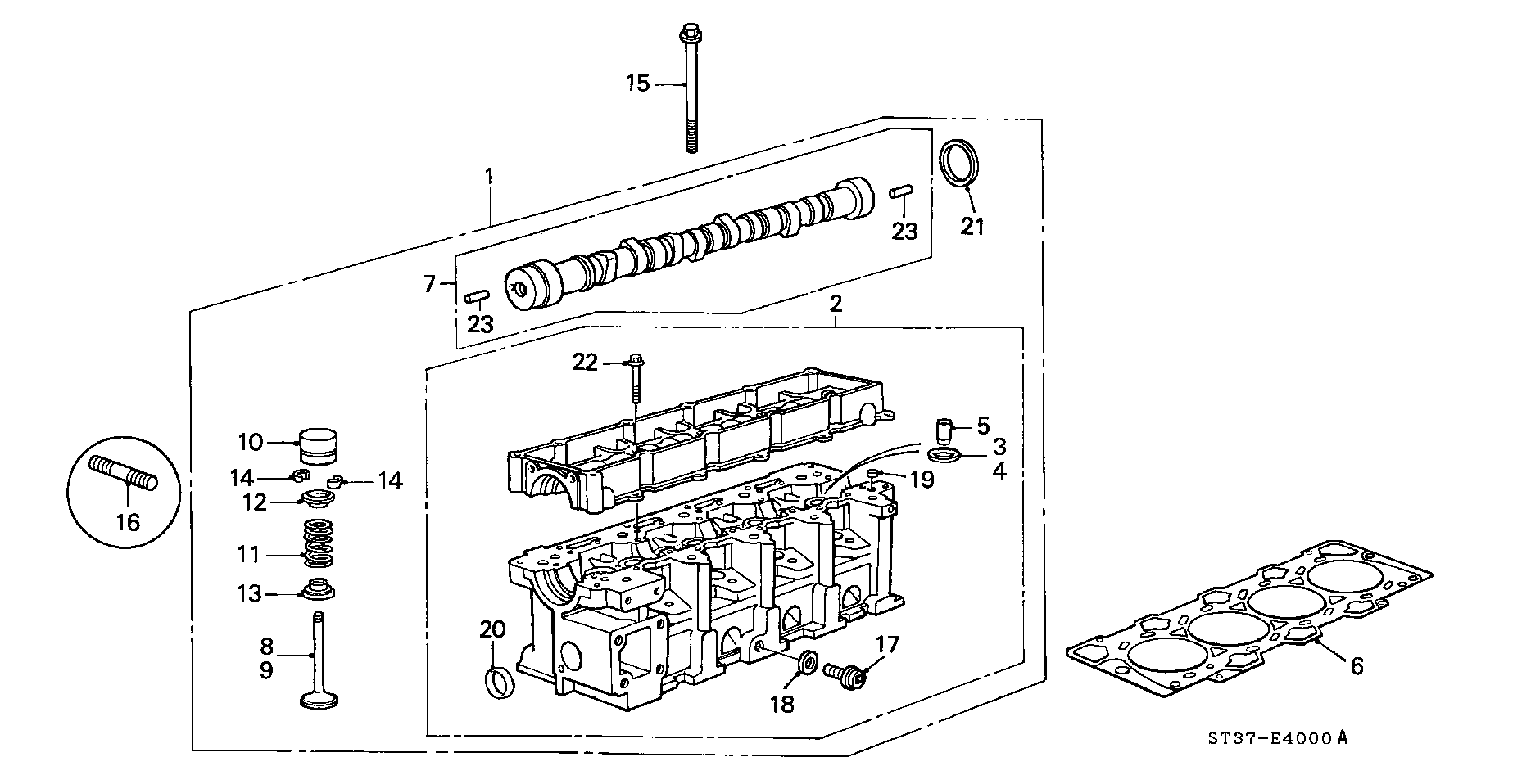 Honda 91201P5TG00 - Vārpstas blīvgredzens, Sadales vārpsta autodraugiem.lv