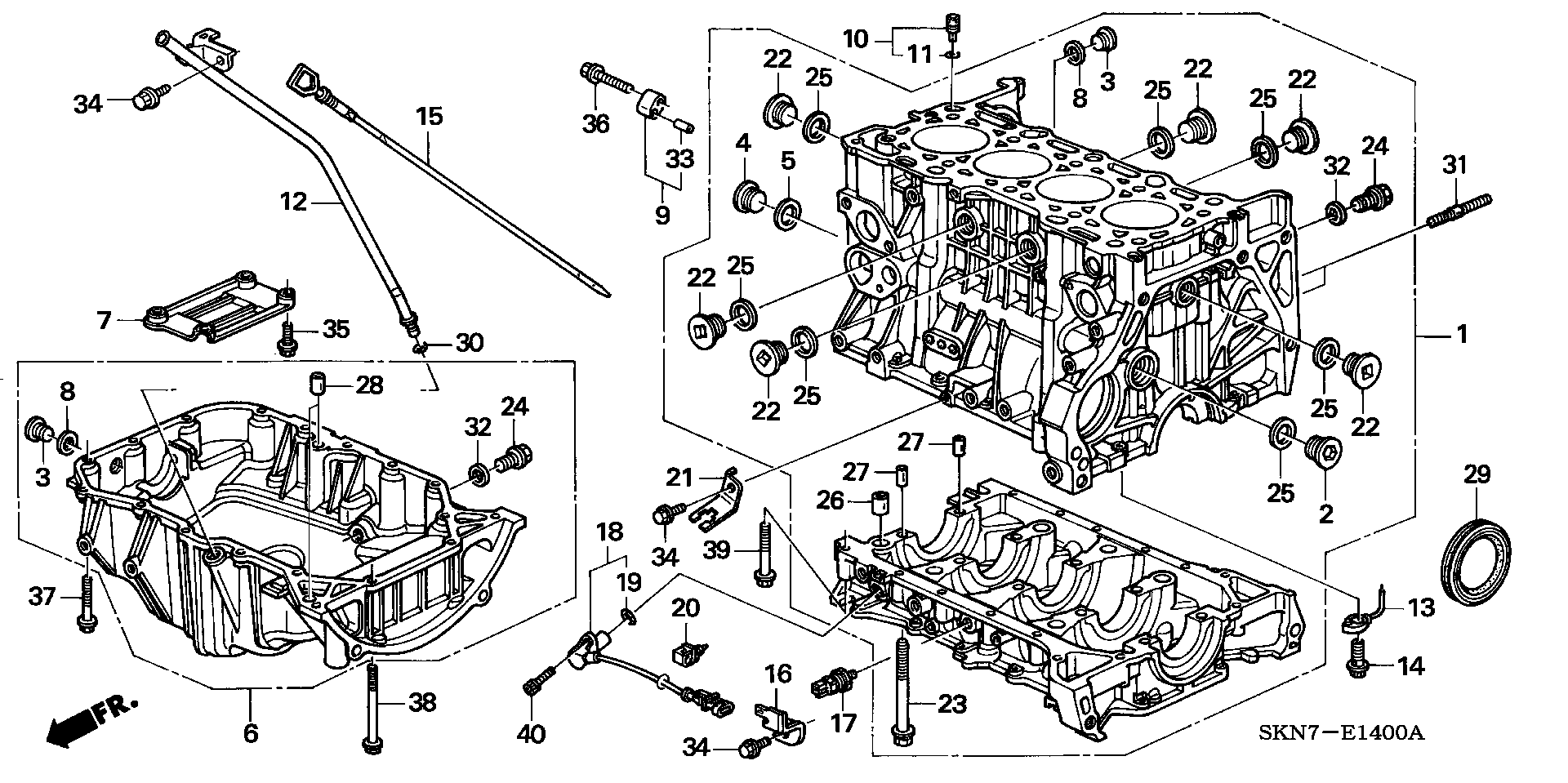 Honda 37500RBDE01 - Impulsu devējs, Kloķvārpsta autodraugiem.lv