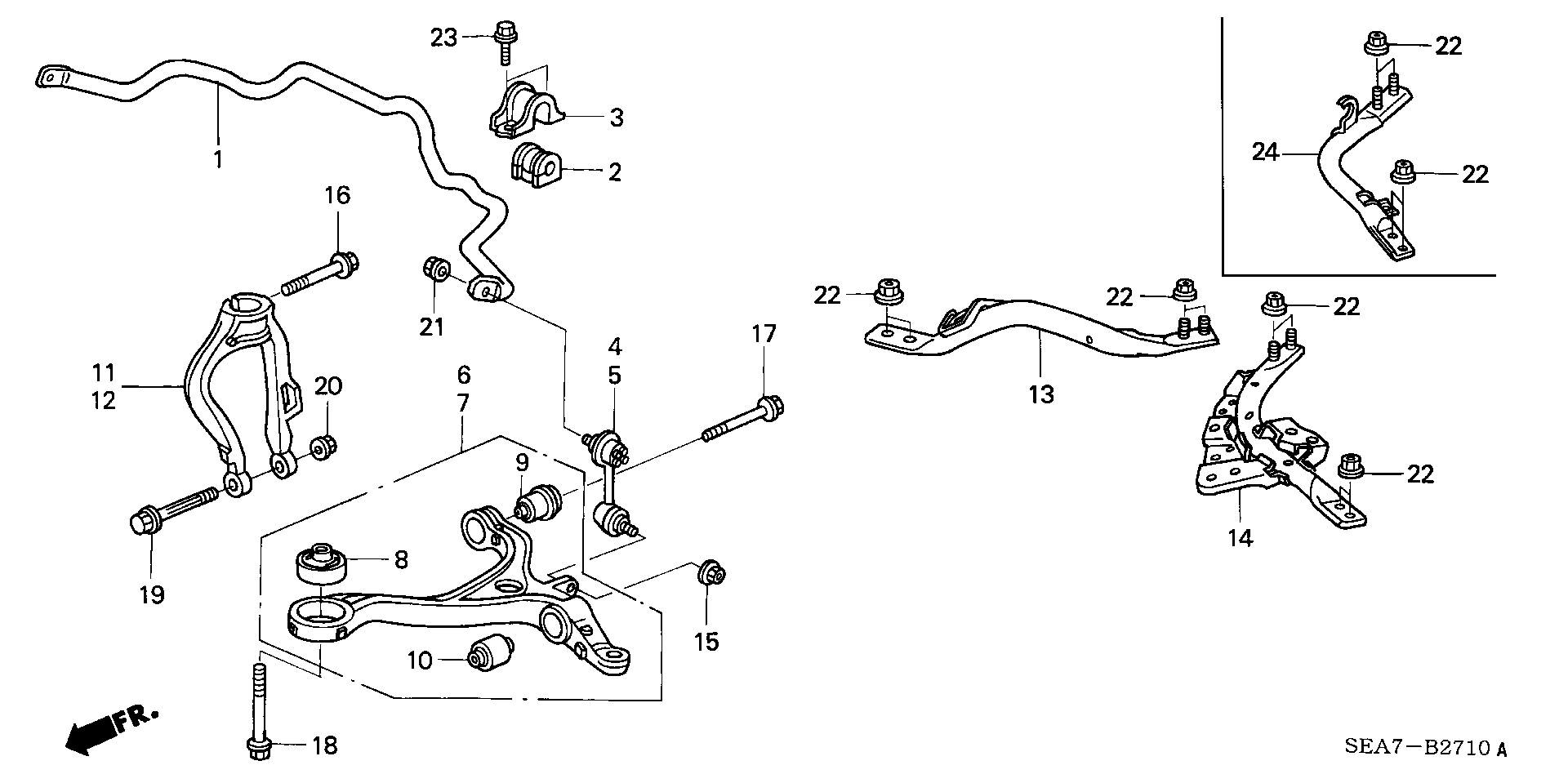 Honda 51320-SED-013 - Stiepnis / Atsaite, Stabilizators autodraugiem.lv