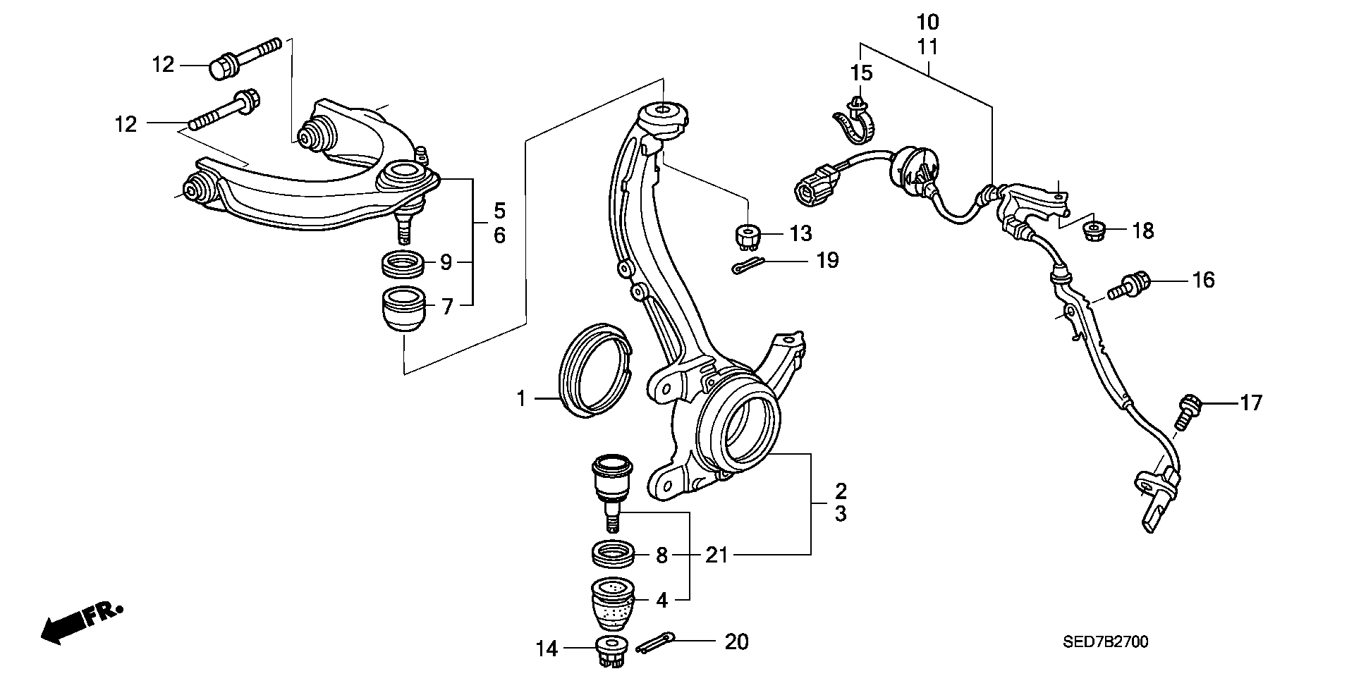 Honda 51215-SDA-A01 - Riteņa rumba autodraugiem.lv