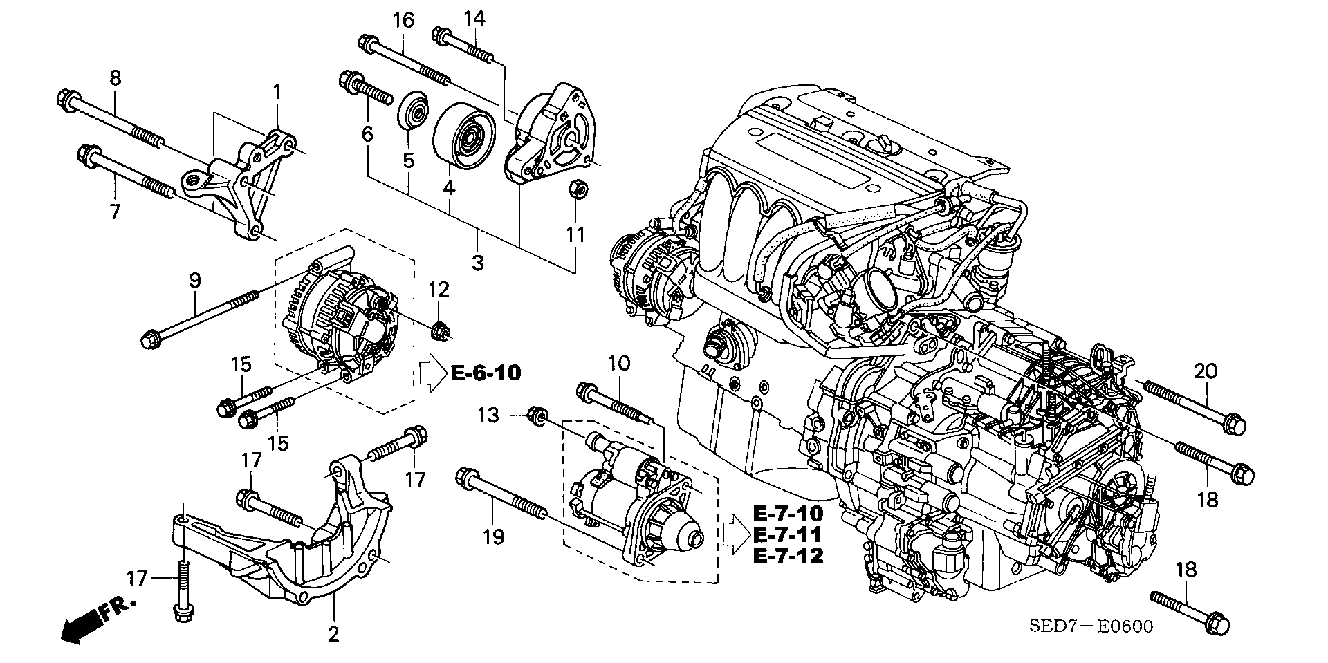 Honda 31170-RAA-A01 - Parazīt / Vadrullītis, Ķīļrievu siksna autodraugiem.lv