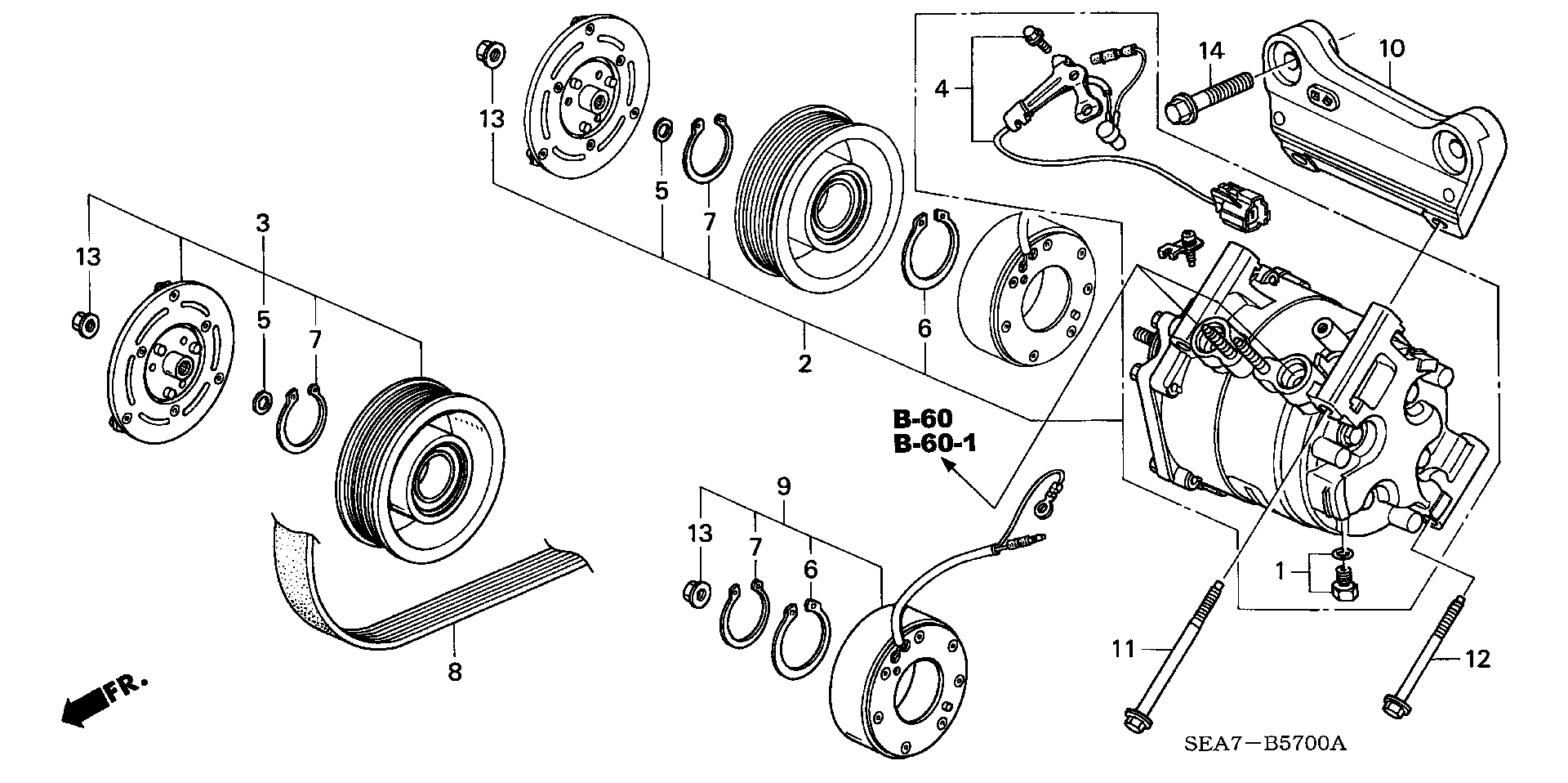 Honda 38920RBBE01 - Ķīļrievu siksna autodraugiem.lv