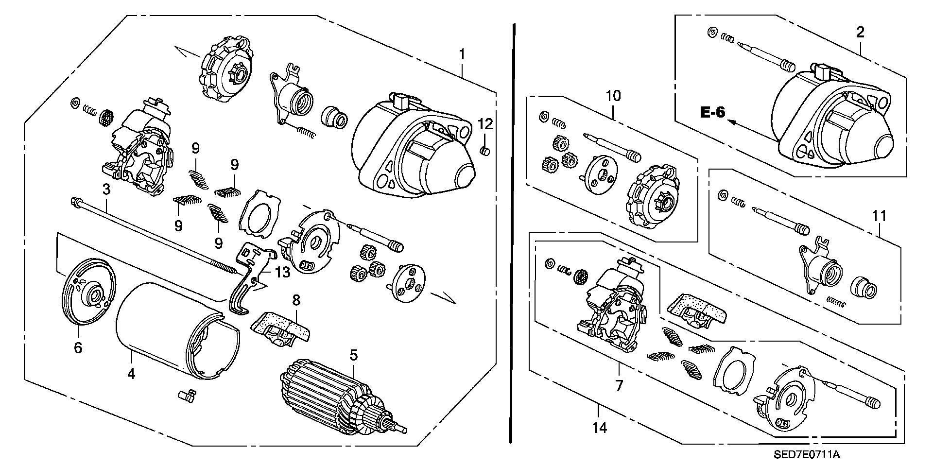 Honda 31200RAD004 - Starteris autodraugiem.lv