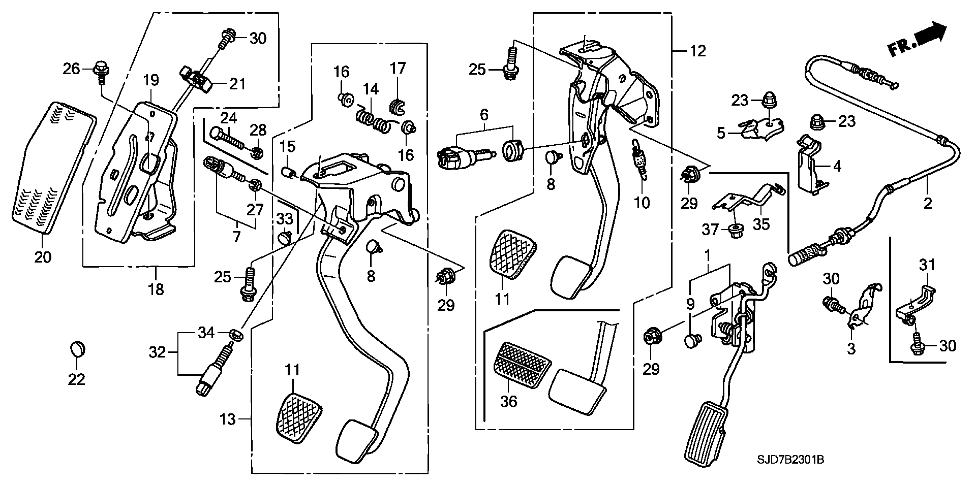 Honda 35350S5AJ03 - Bremžu signāla slēdzis autodraugiem.lv