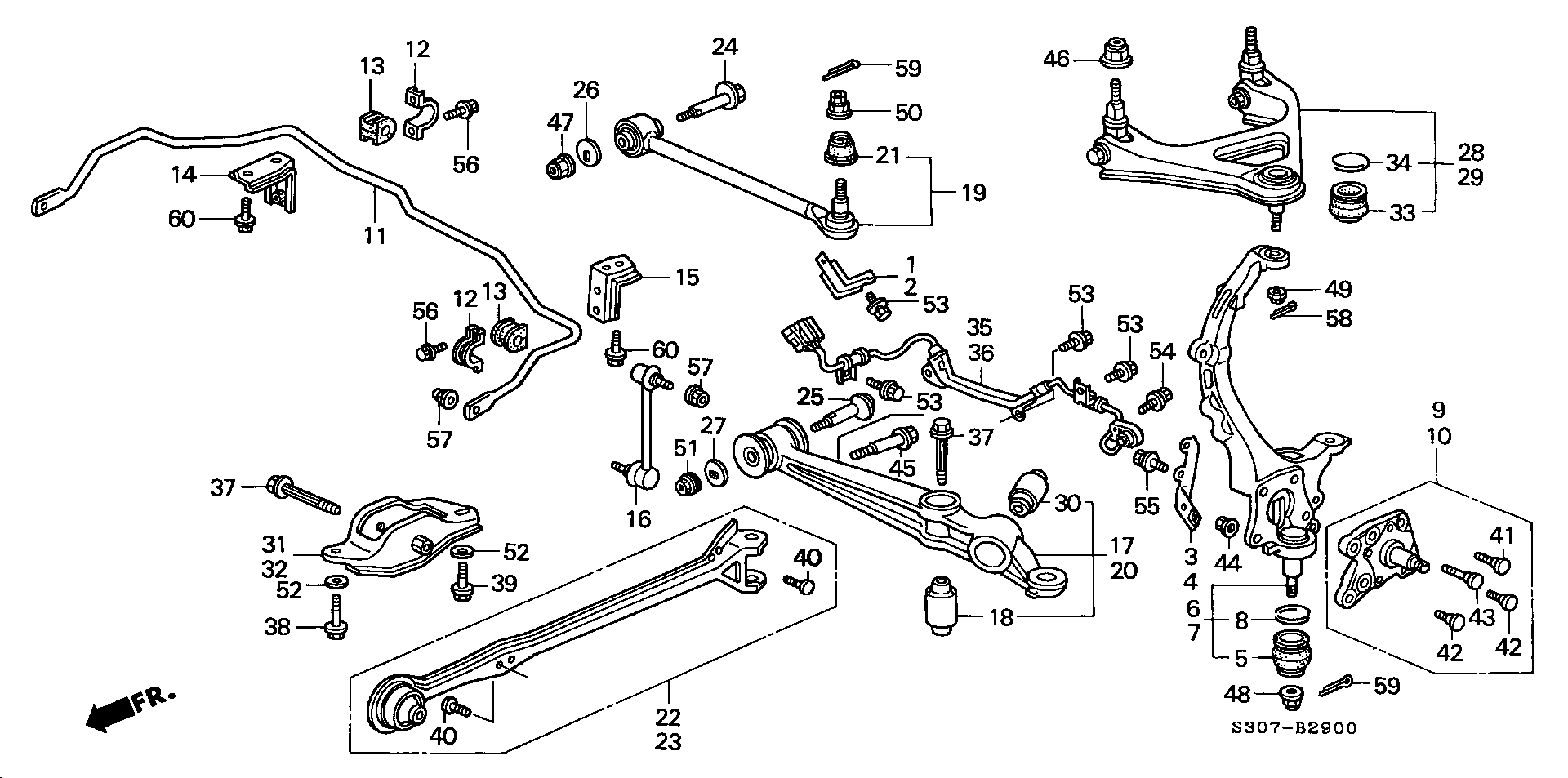 Honda 52320-S30-003 - Stiepnis / Atsaite, Stabilizators autodraugiem.lv