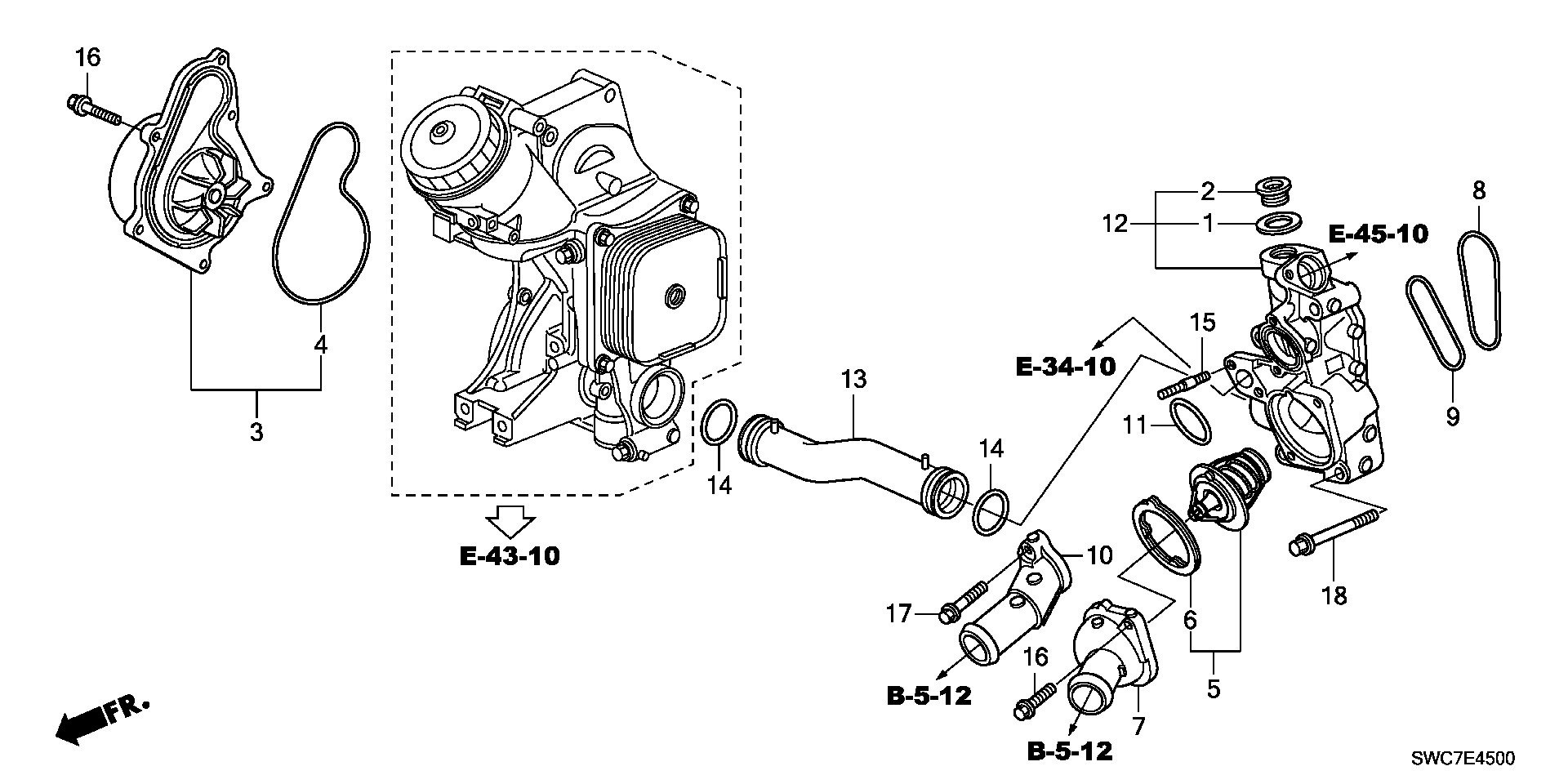 Honda 19301RFW305 - Termostats, Dzesēšanas šķidrums autodraugiem.lv