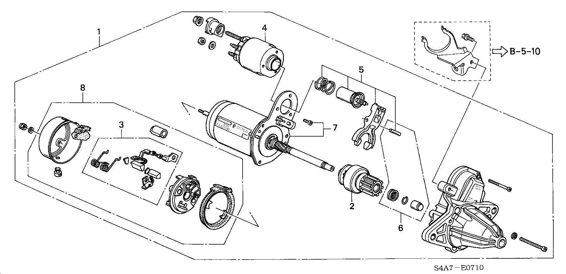 Honda 31200PDAE53 - Starteris autodraugiem.lv