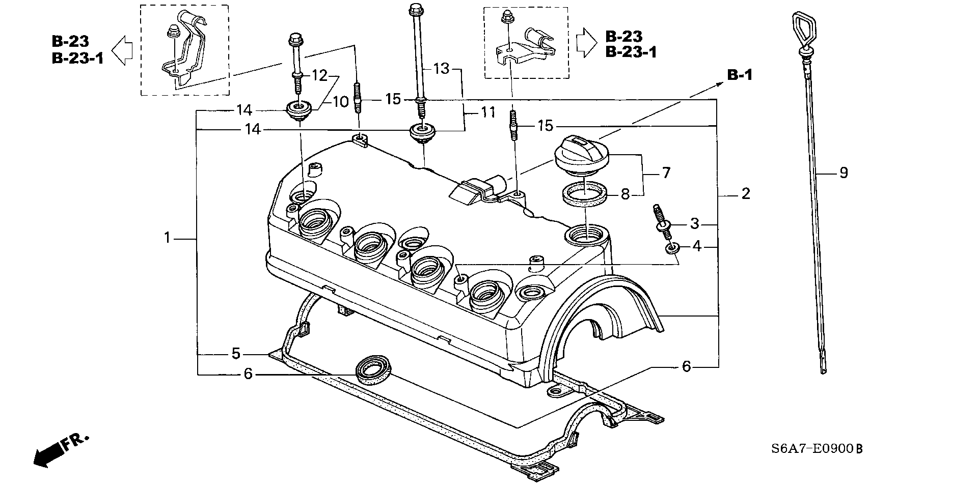 Honda 12341-PLC-000 - Blīve, Motora bloka galvas vāks autodraugiem.lv