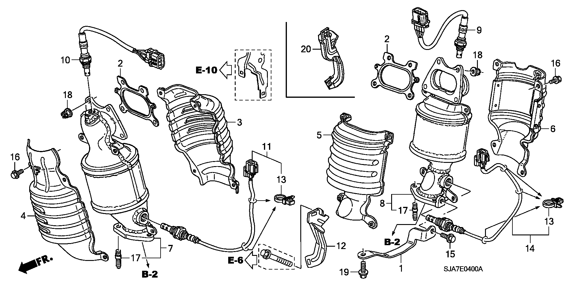 Honda 36532RJA004 - Lambda zonde autodraugiem.lv