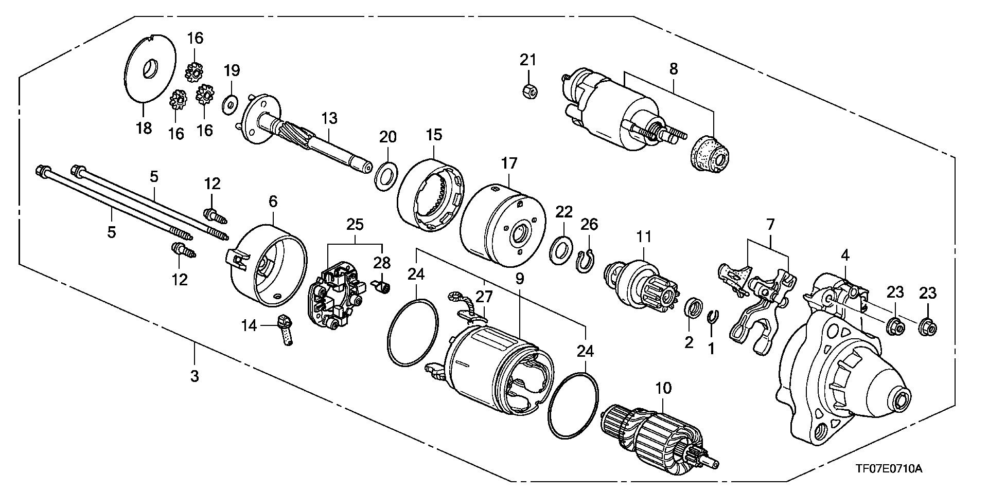 Honda 31202-PWA-901 - ENDFRAME COMP., COMMUTATOR autodraugiem.lv