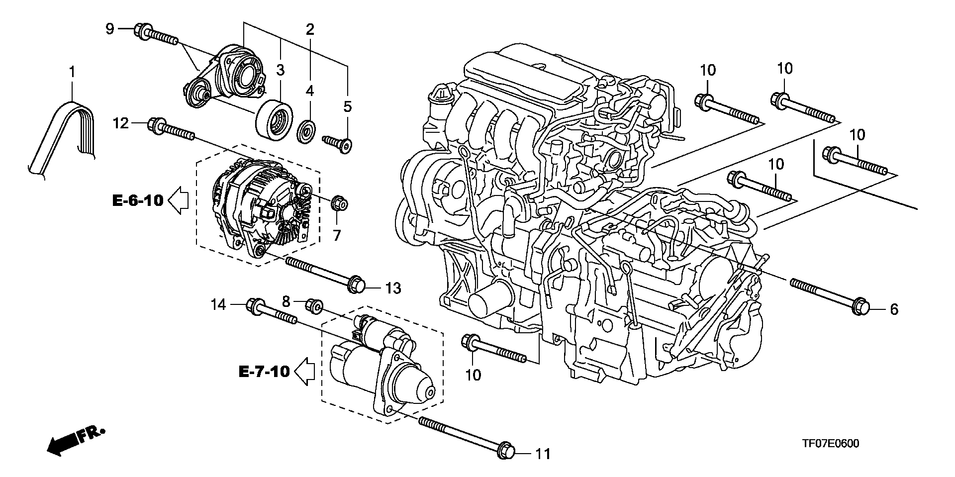 Honda 38920-RB0-004 - Ķīļrievu siksna autodraugiem.lv