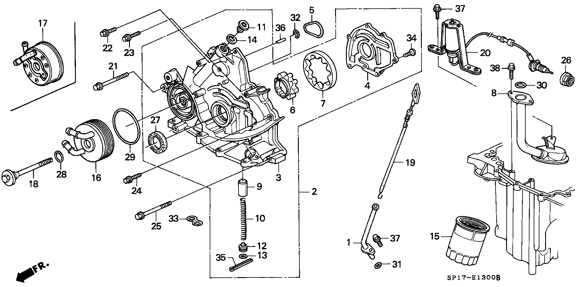 ACURA 15400PL2305 - Degvielas filtrs autodraugiem.lv