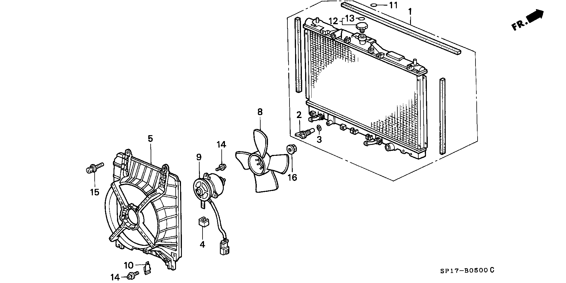 ACURA 19010-PY3-902 - Radiators, Motora dzesēšanas sistēma autodraugiem.lv