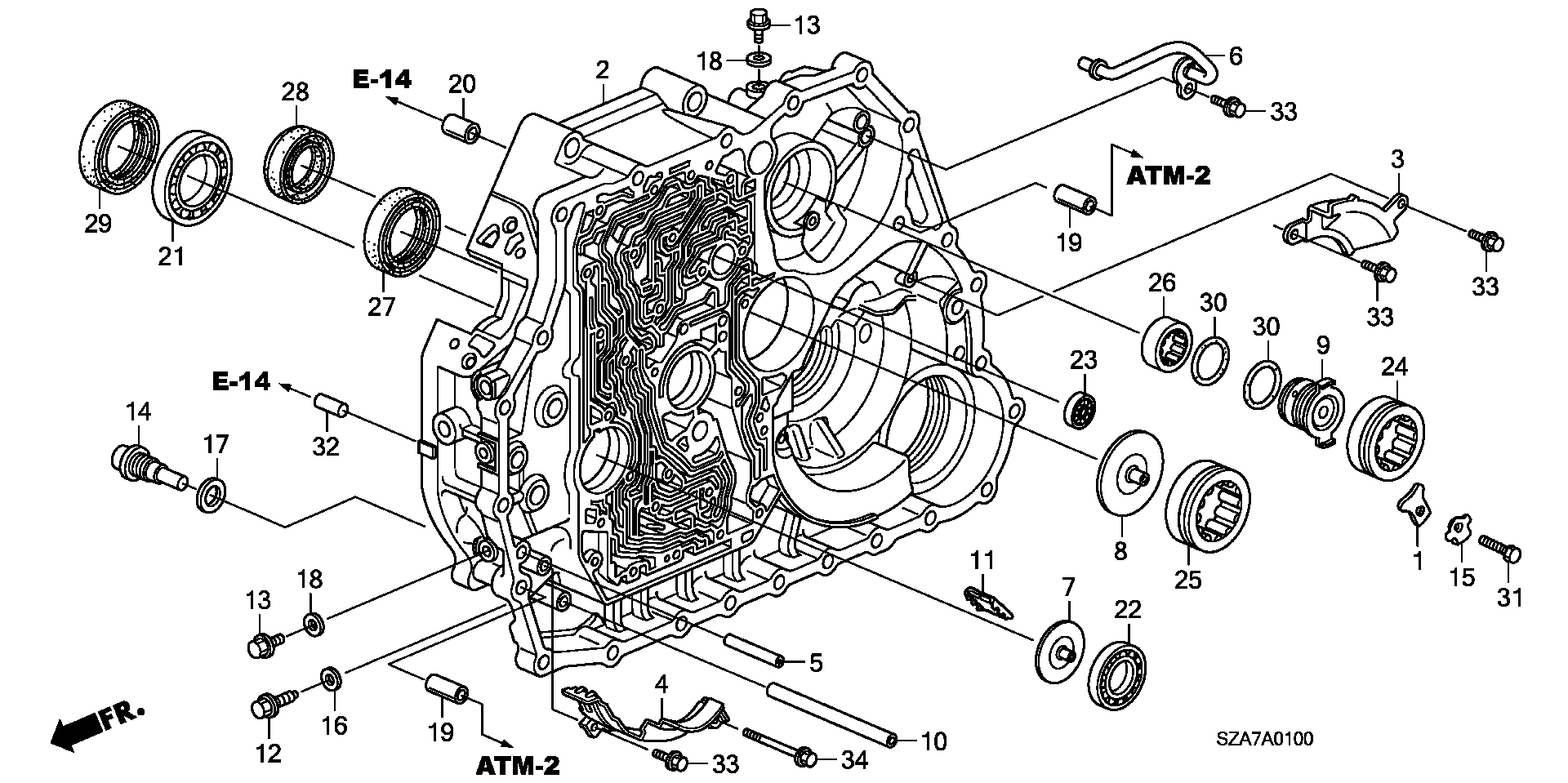 Honda 91207PY4004 - Vārpstas blīvgredzens, Automātiskā pārnesumkārba autodraugiem.lv