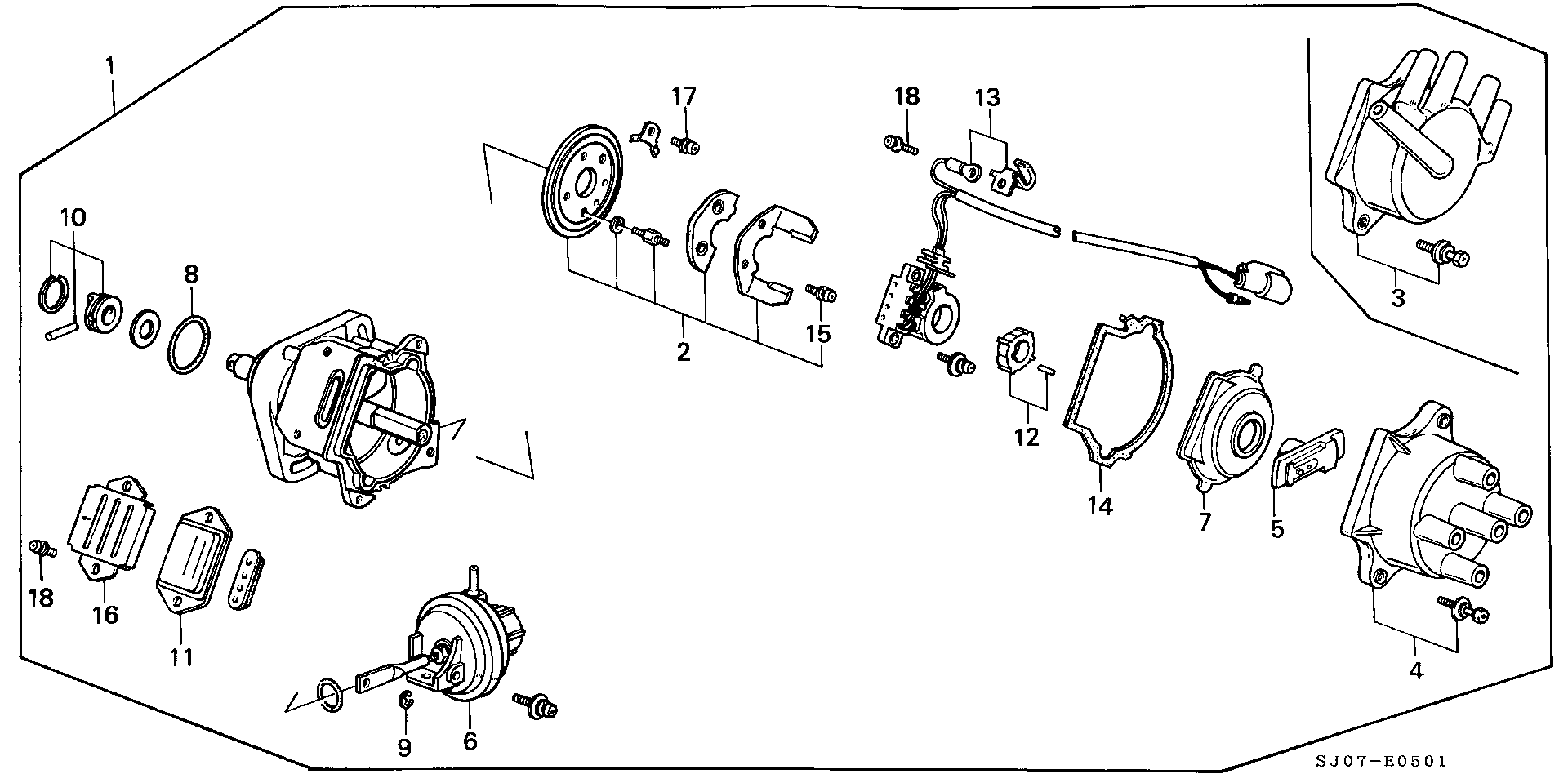 Honda 30103-PA1-733 - Aizdedzes sadalītāja rotors autodraugiem.lv