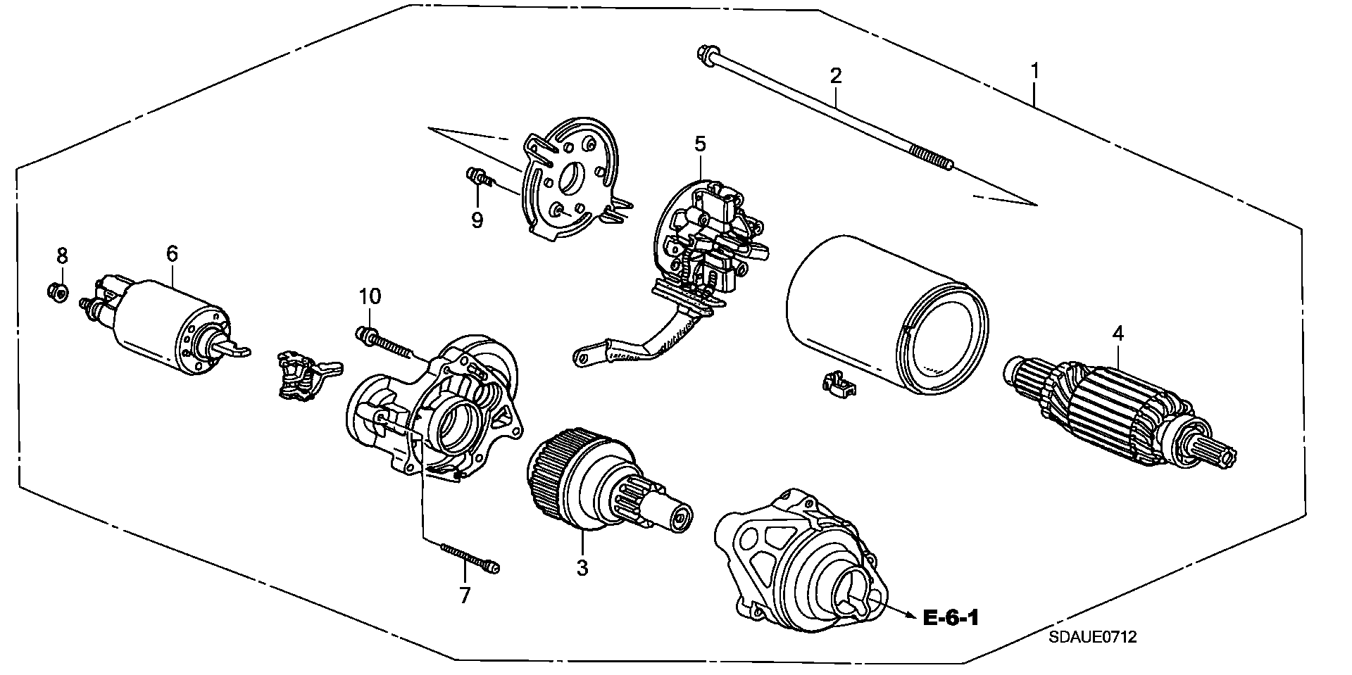 Honda 31207RKB004 - Enkurs, Starteris autodraugiem.lv