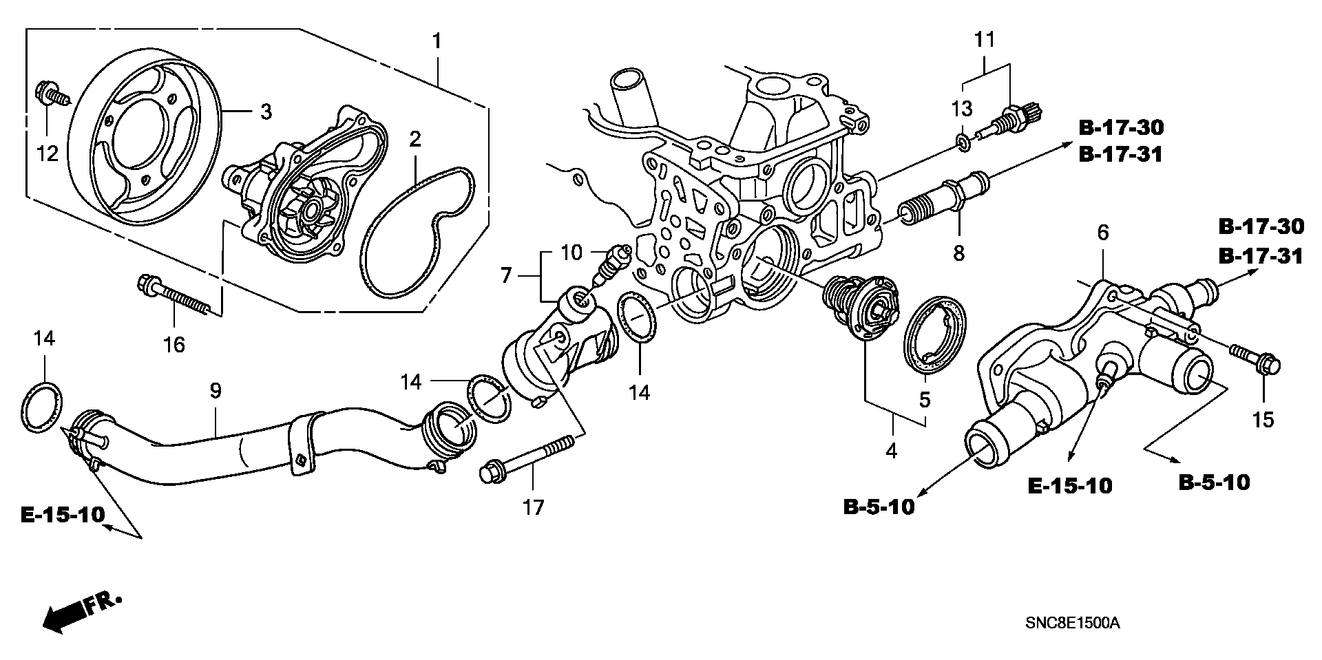 Honda 19301RMX306 - Termostats, Dzesēšanas šķidrums autodraugiem.lv