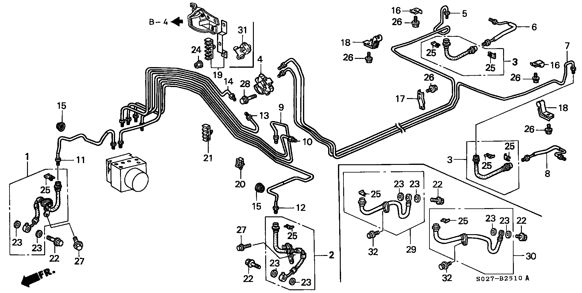 Honda 01464-S04-J01 - Bremžu šļūtene autodraugiem.lv