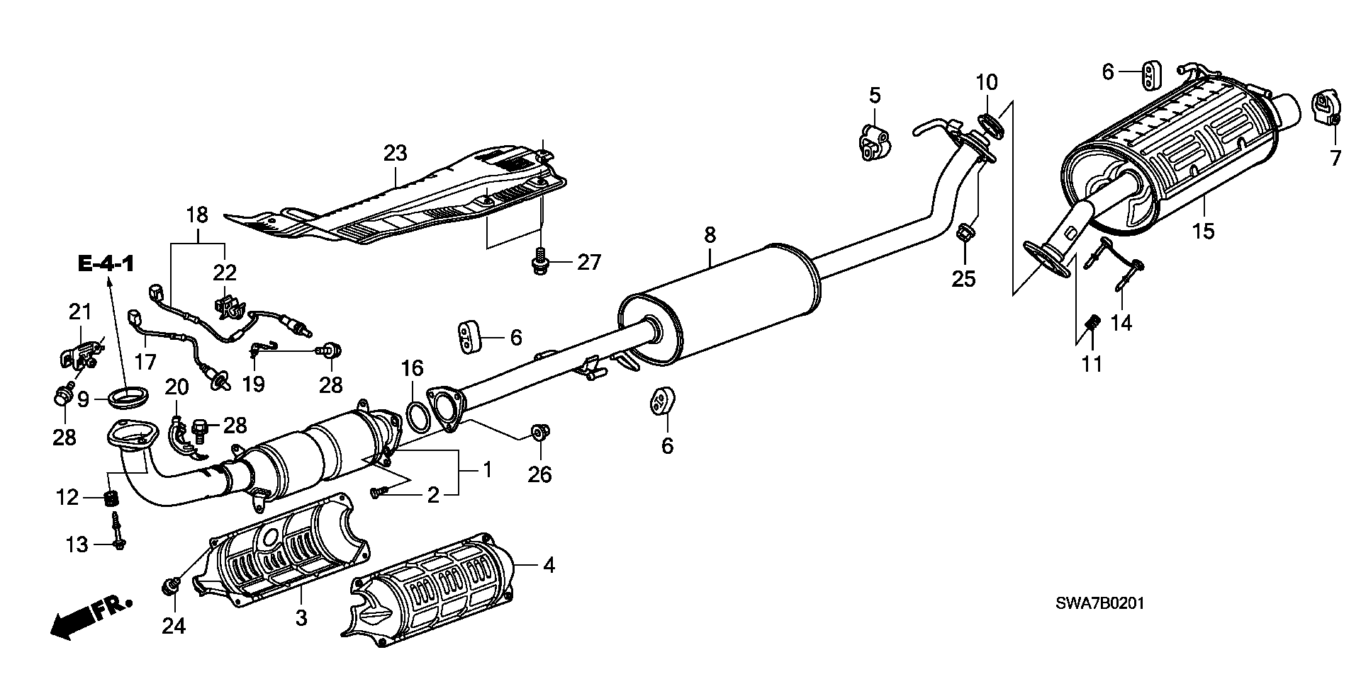 Honda 36532-RZA-004 - Lambda zonde autodraugiem.lv