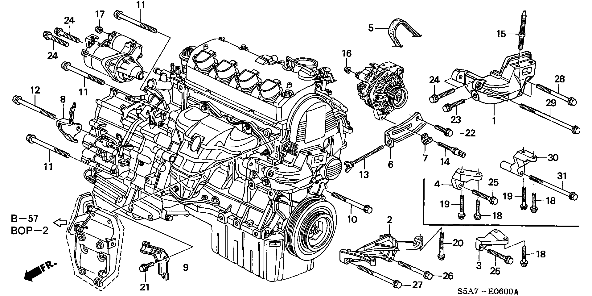 Honda 31110-PLA-E01 - Ķīļrievu siksna autodraugiem.lv