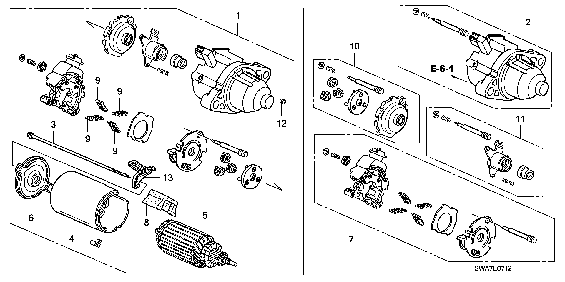 ACURA 31200-RZA-A01 - Starteris autodraugiem.lv