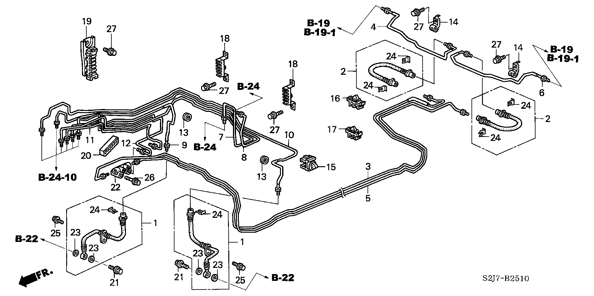 Mercedes-Benz 01464S2H000 - Bremžu šļūtene autodraugiem.lv