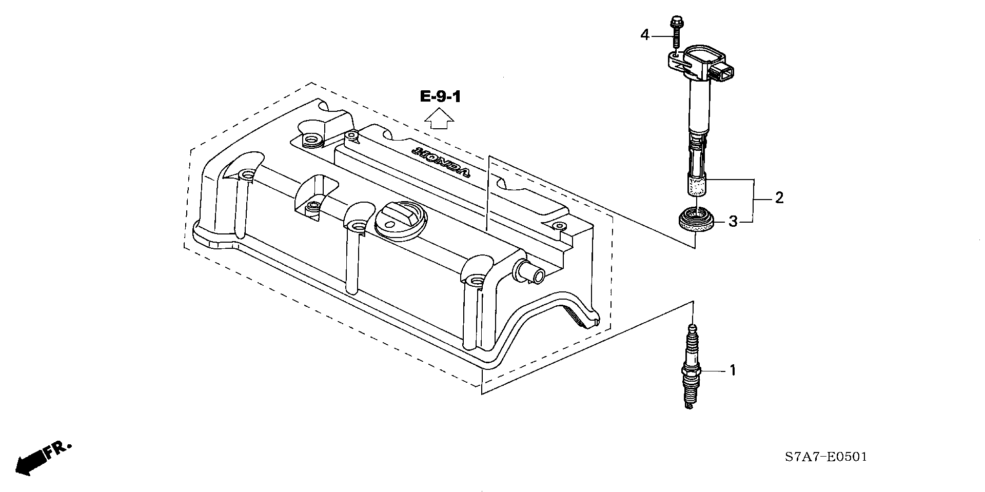 Honda 30520-PNA-007 - Aizdedzes spole autodraugiem.lv