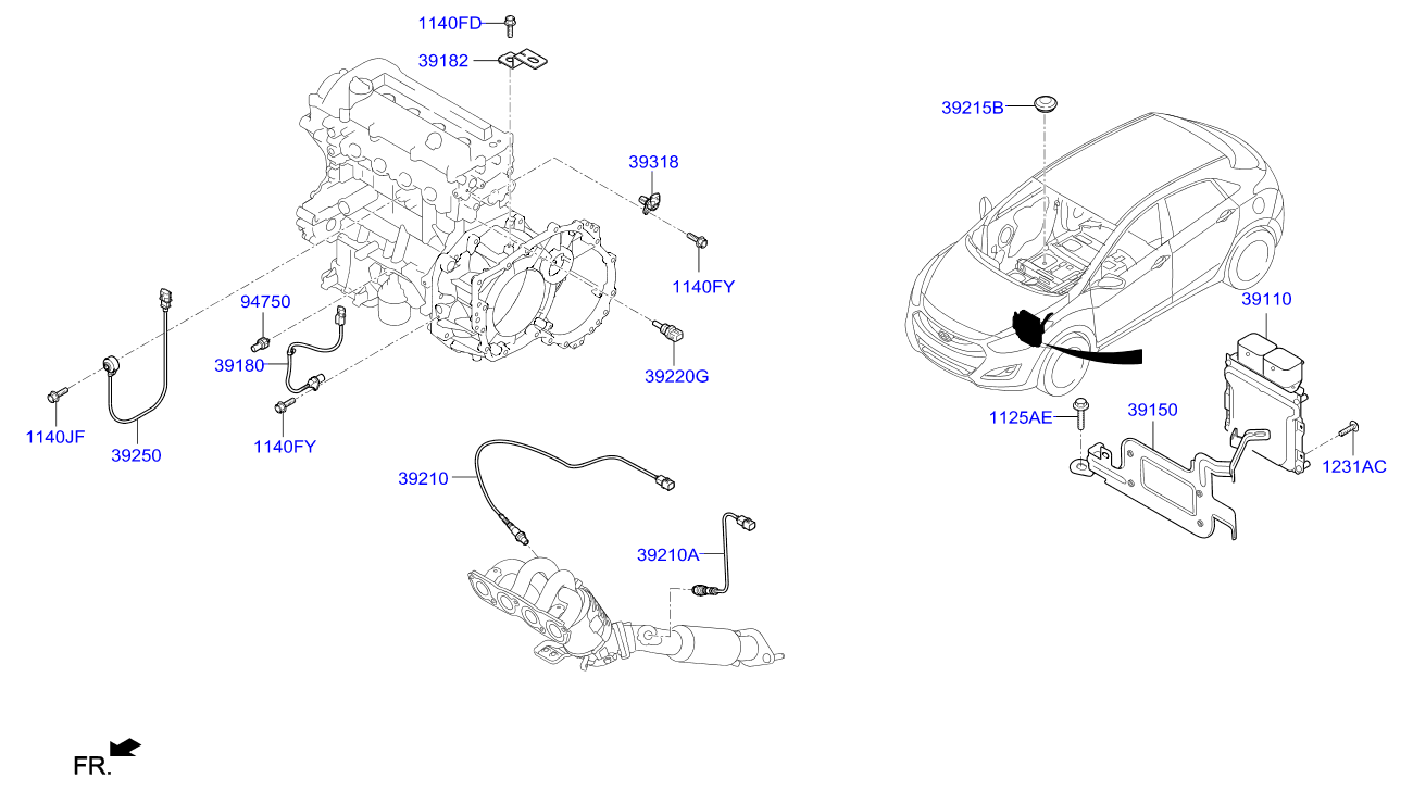 KIA 39210 03120 - Lambda zonde autodraugiem.lv