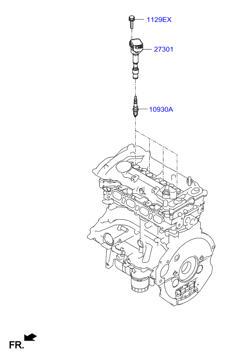 Hyundai 18867 09095 - Aizdedzes svece autodraugiem.lv