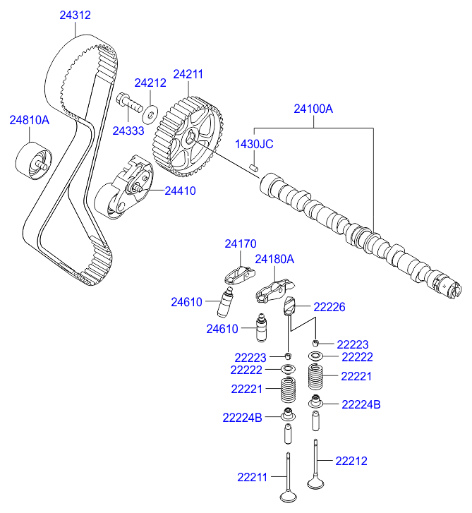 Buessing 24810-27250 - Idler assy - timing belt autodraugiem.lv