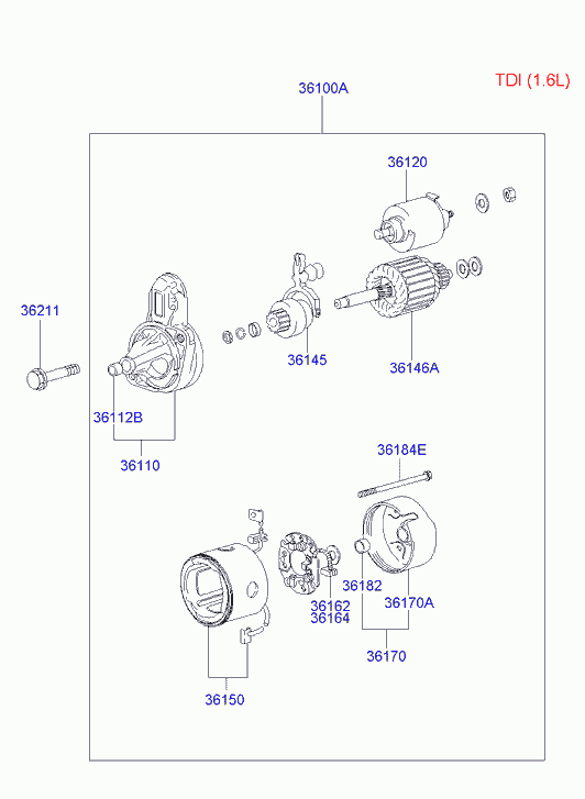 KIA 3612032631 - Relejs, Starteris autodraugiem.lv