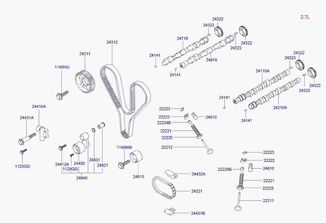 Buessing 24410-38001 - Spriegotājsvira, Zobsiksna autodraugiem.lv