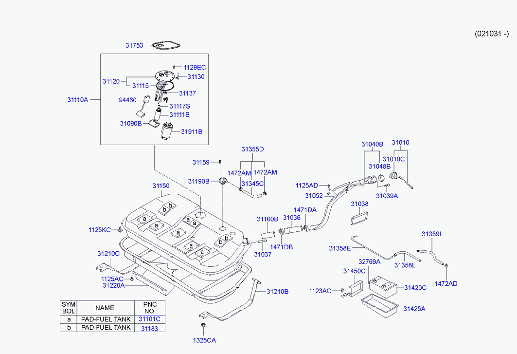 TATA 3111038250 - Degvielas sūknis autodraugiem.lv