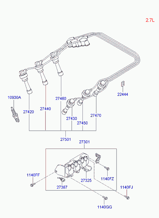 Honda 27410-23700 - Plug assy - spark autodraugiem.lv